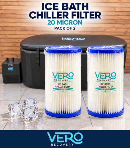 Ice bath chiller filter - 2x,