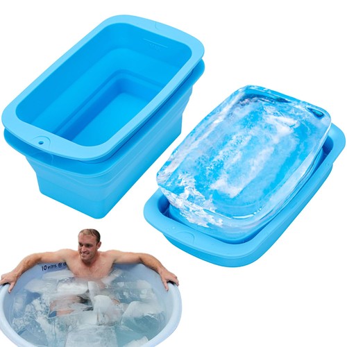 Foldable large ice - foldable, tray