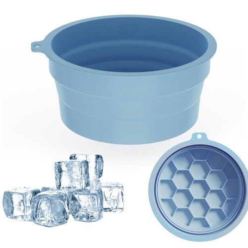 Foldable ice bowl with - foldable, tray