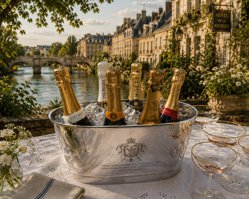 Large champagne bath wine - bath,