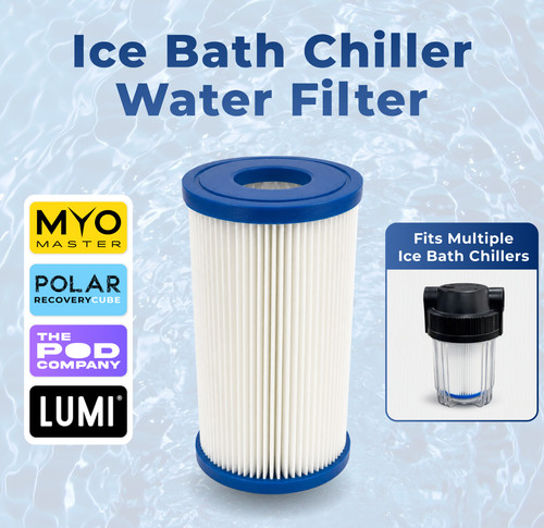 Ice bath chiller water - ice, filter